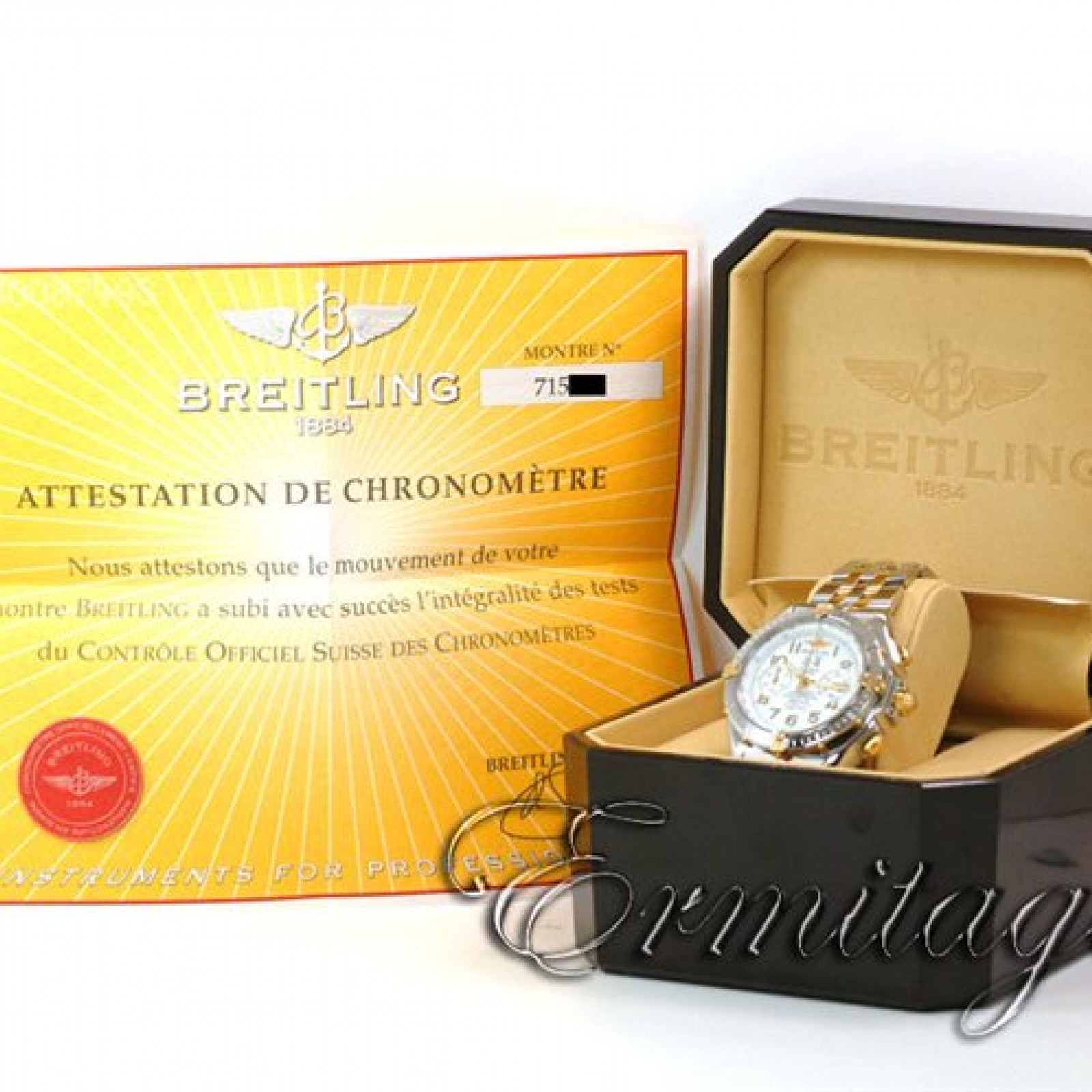 Breitling Crosswind Special Sport B44356 Gold & Steel